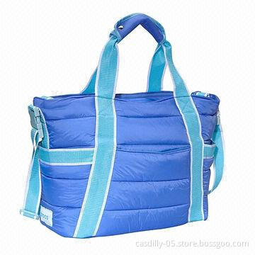 Diaper Bag with Multiple Exterior and Interior Pockets